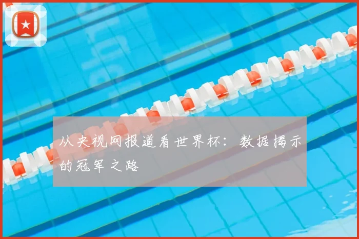从央视网报道看世界杯：数据揭示的冠军之路