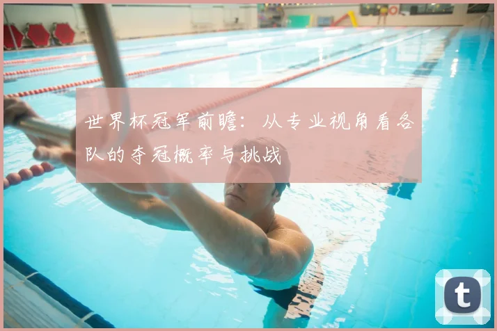 世界杯冠军前瞻：从专业视角看各队的夺冠概率与挑战